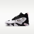 Nike Air Diamond Turf II Big Kids' Shoes - Black/Fire Red/Metallic Gold/White - Image 1