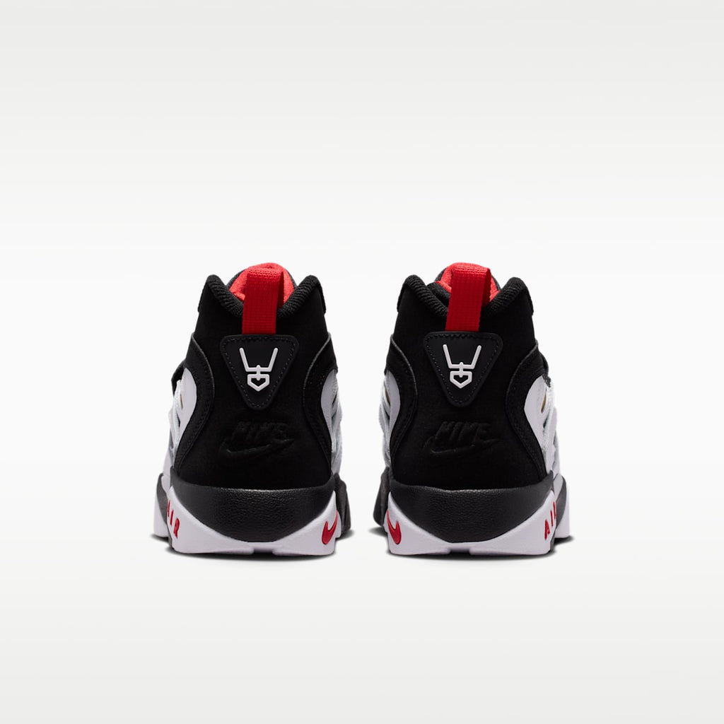 Nike Air Diamond Turf II Big Kids' Shoes - Black/Fire Red/Metallic Gold/White - Image 6