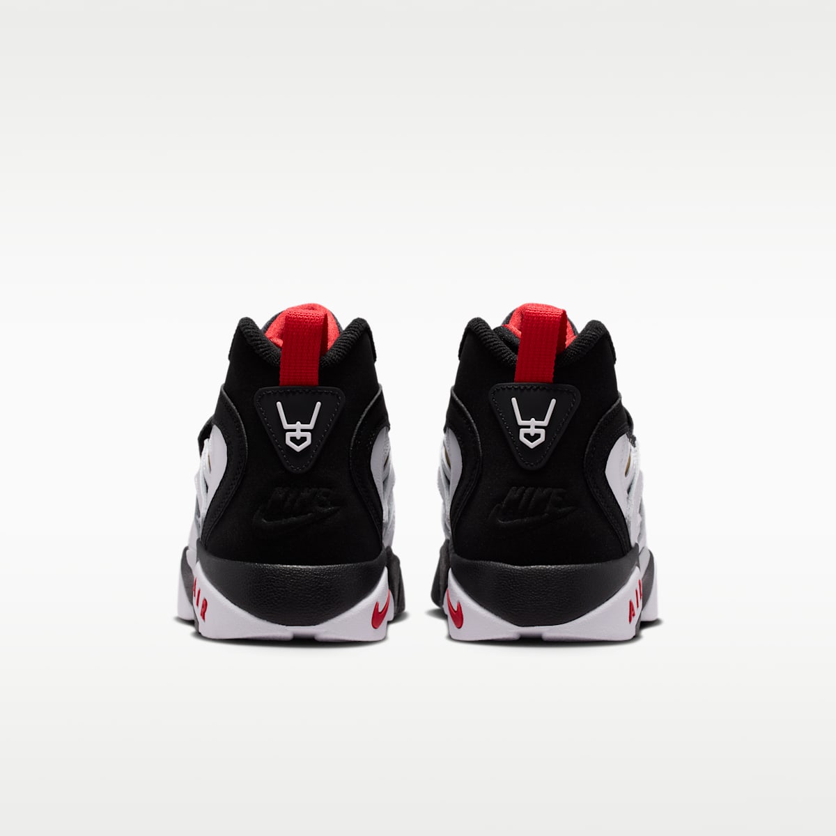 Nike Air Diamond Turf II Big Kids' Shoes - Black/Fire Red/Metallic Gold/White - Image 6