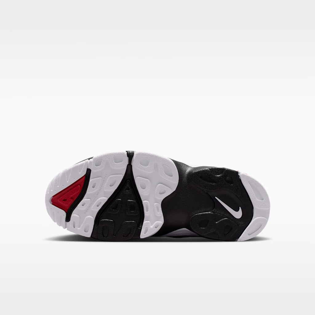 Nike Air Diamond Turf II Big Kids' Shoes - Black/Fire Red/Metallic Gold/White - Image 2