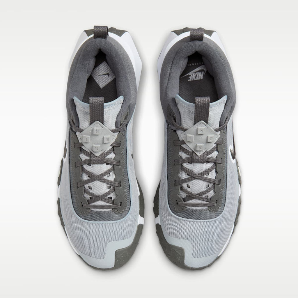 Nike Air Diamond Varsity Turf Men's Baseball Shoes - Wolf Grey/White/Iron Grey - Image 4