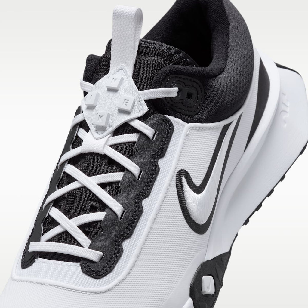 Nike Air Diamond Varsity Turf Men's Baseball Shoes - White/Black - Image 7