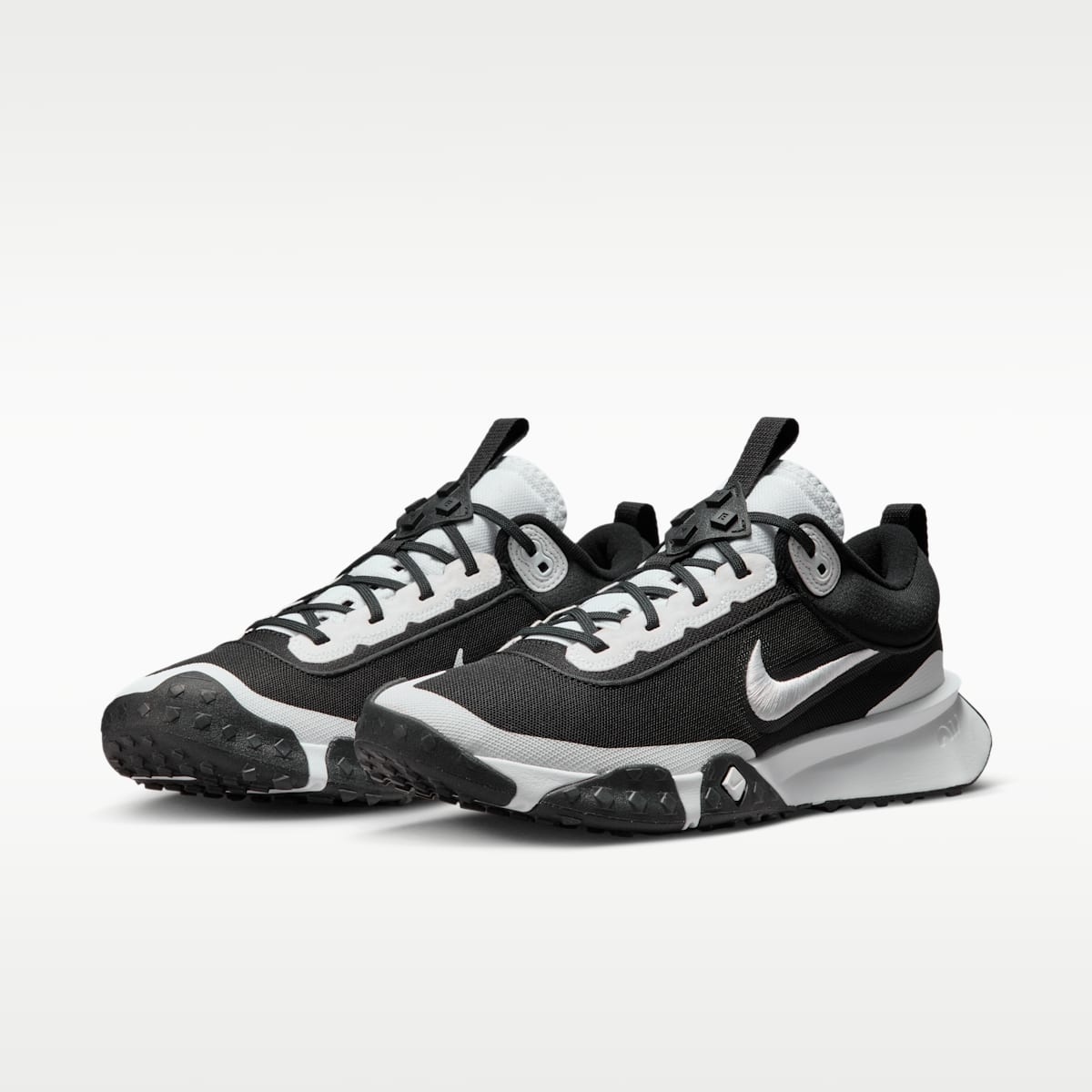 Nike Air Diamond Varsity Turf Men's Baseball Shoes - Black/White - Image 5