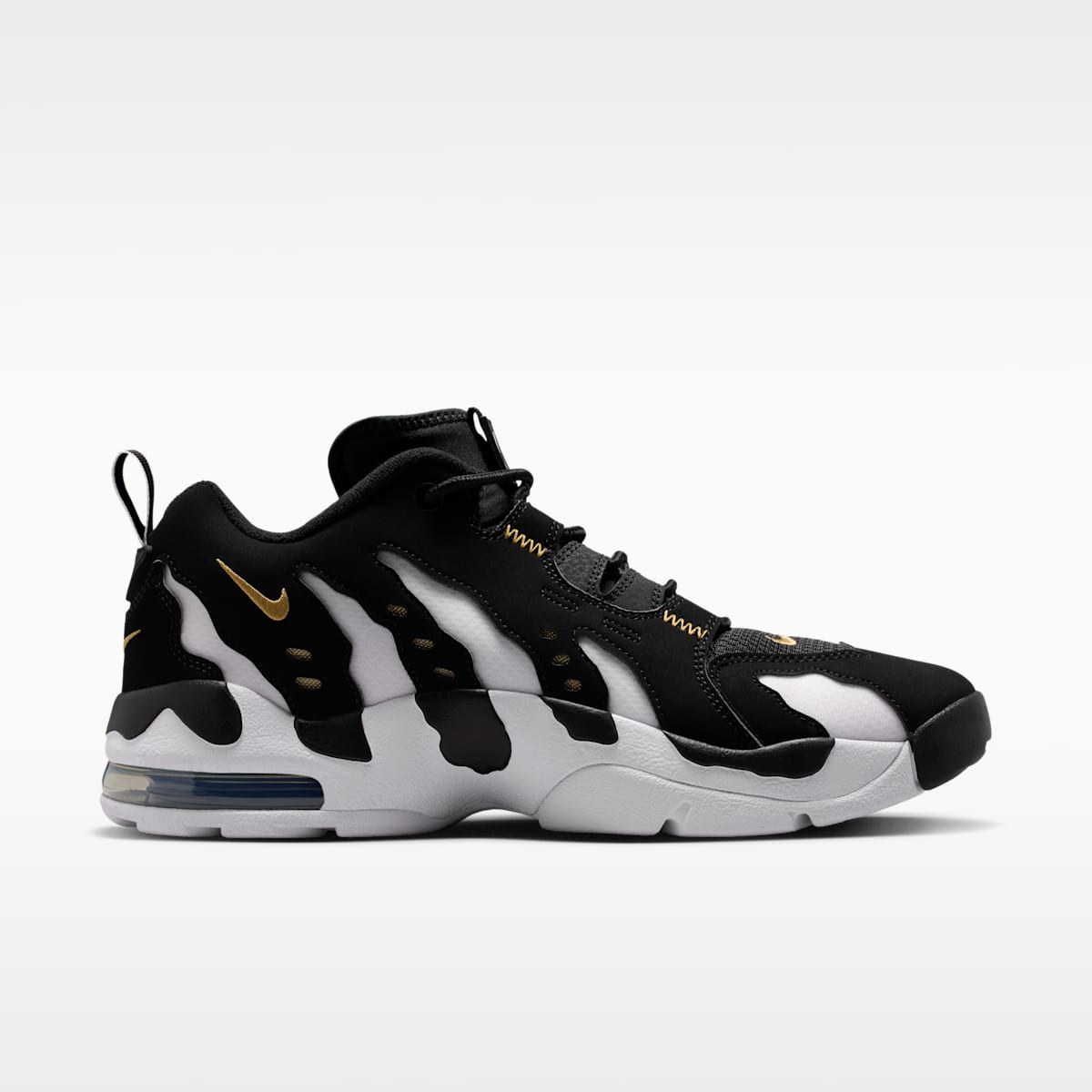 Nike Air DT Max '96 Low Men's Shoes - Black/White/Metallic Gold - Image 3