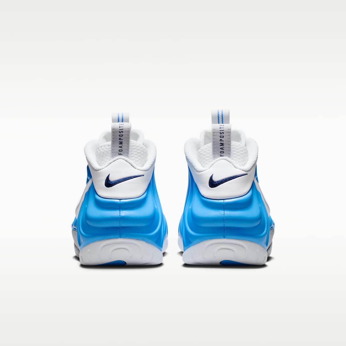 Nike Air Foamposite Pro Men's Shoes - University Blue/White/Midnight Navy/White - Image 6