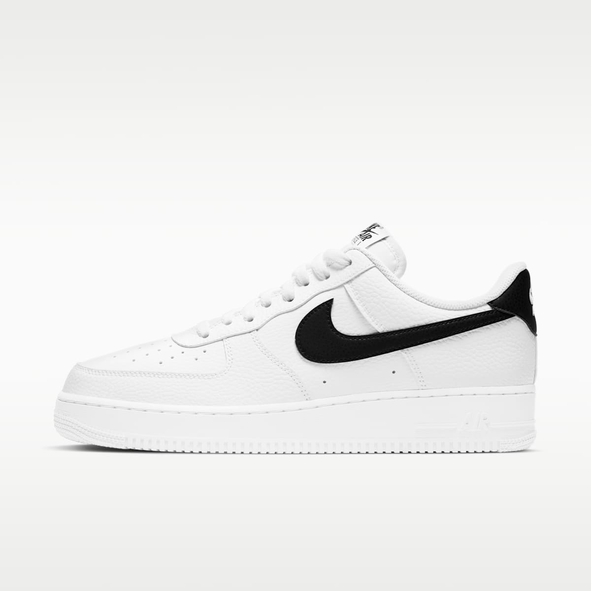 Nike Air Force 1 '07 Men's Shoes - White/Black - Image 1