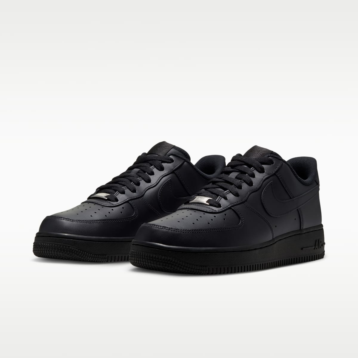 Nike Air Force 1 '07 Men's Shoes - Black/Black - Image 5