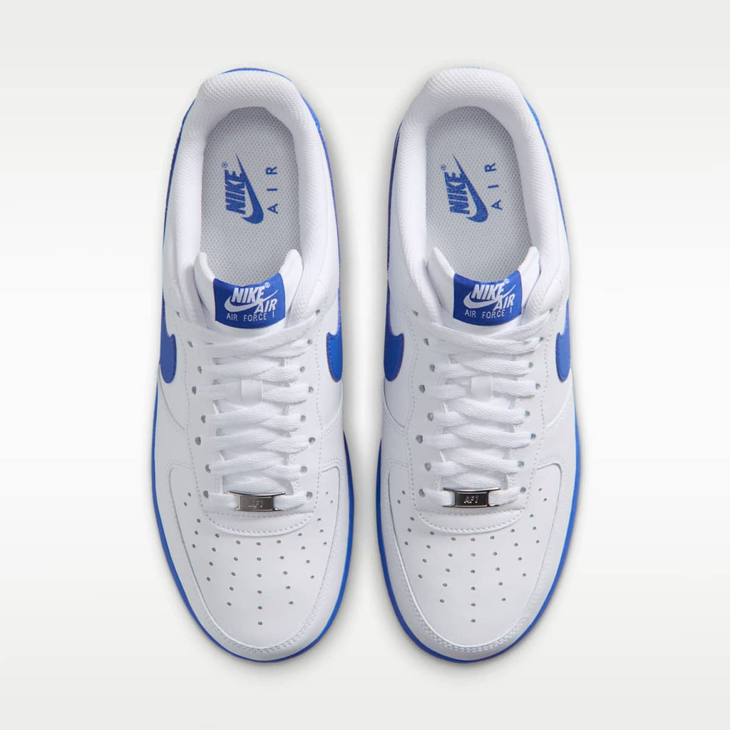 Nike Air Force 1 '07 Men's Shoes - White/Game Royal - Image 4