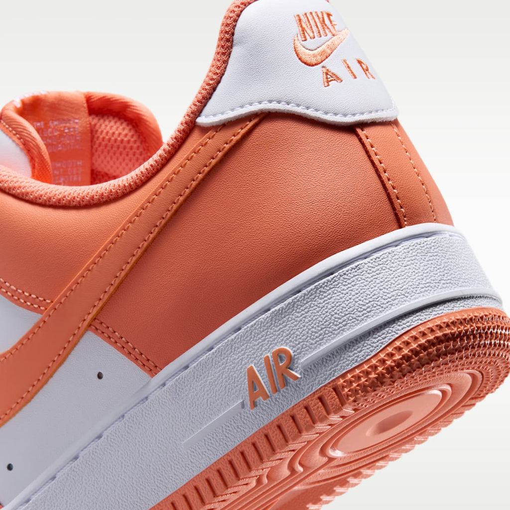 Nike Air Force 1 '07 Men's Shoes - White/White/Orange Frost - Image 8