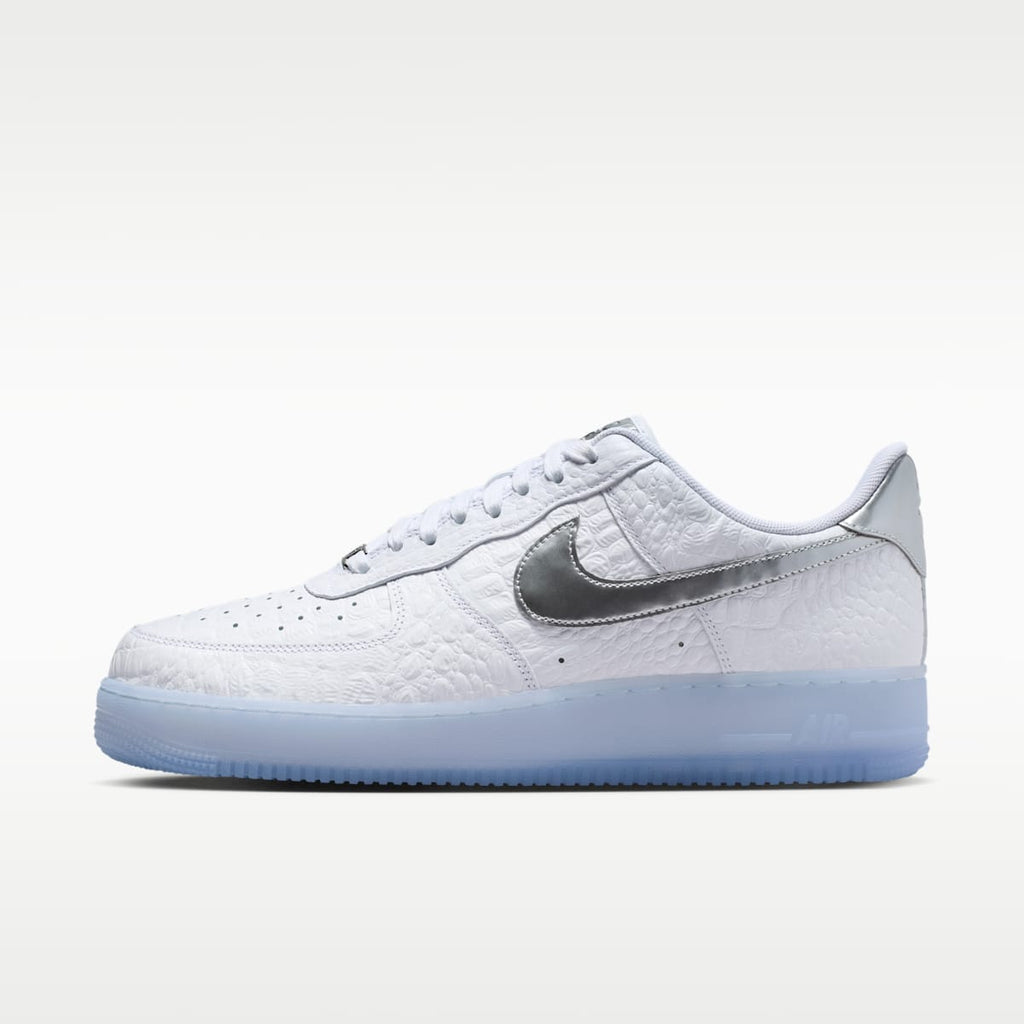 Nike Air Force 1 '07 Men's Shoes - White/Blue Tint/Pure Platinum/Chrome - Image 1