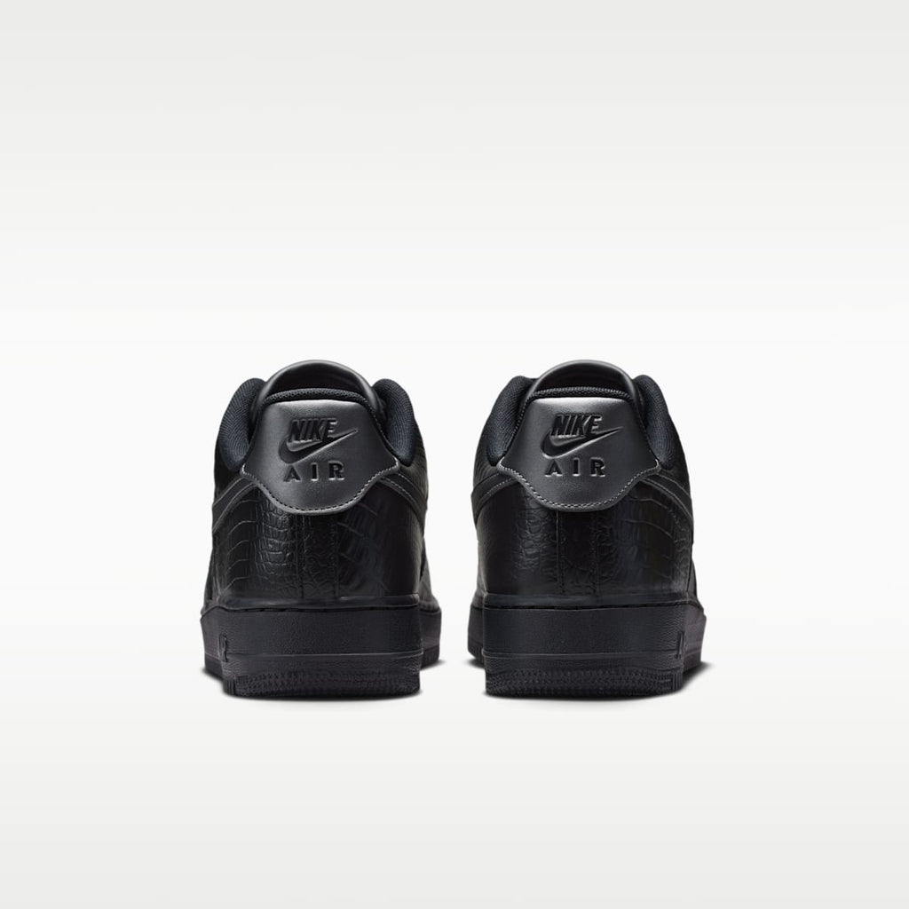 Nike Air Force 1 '07 Men's Shoes - Black/Metallic Dark Grey - Image 6