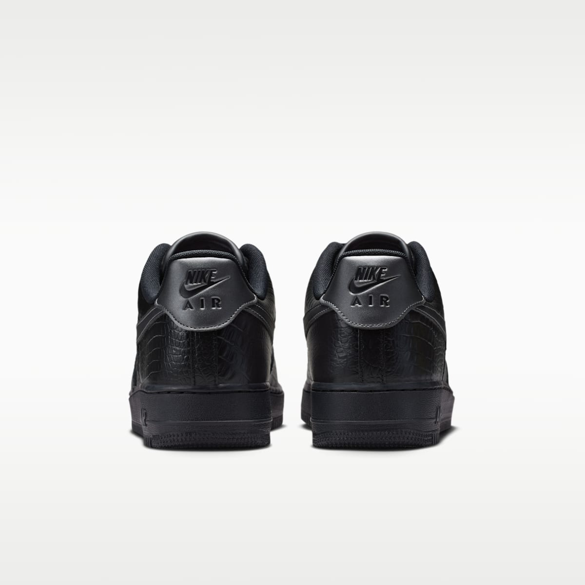 Nike Air Force 1 '07 Men's Shoes - Black/Metallic Dark Grey - Image 6