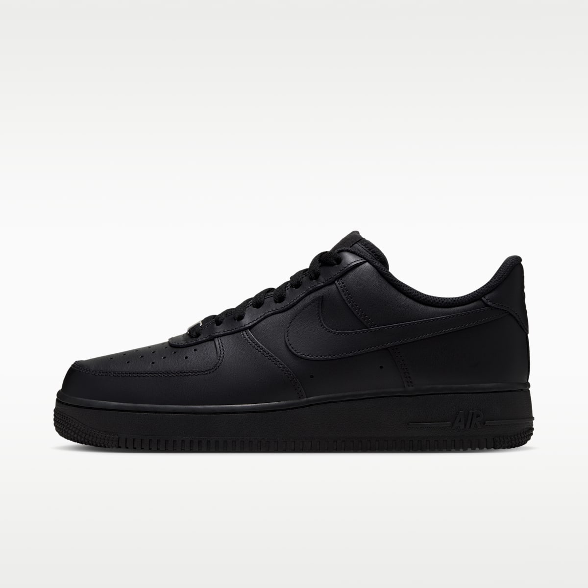 Nike Air Force 1 '07 Men's Shoes - Black/Black - Image 1