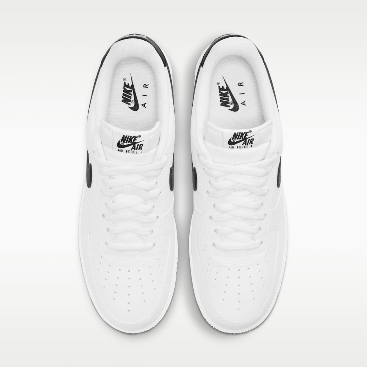 Nike Air Force 1 '07 Men's Shoes - White/Black - Image 4