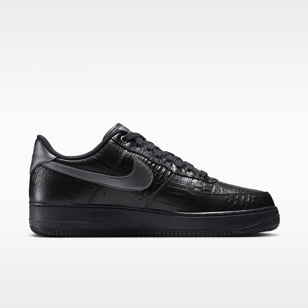Nike Air Force 1 '07 Men's Shoes - Black/Metallic Dark Grey - Image 3