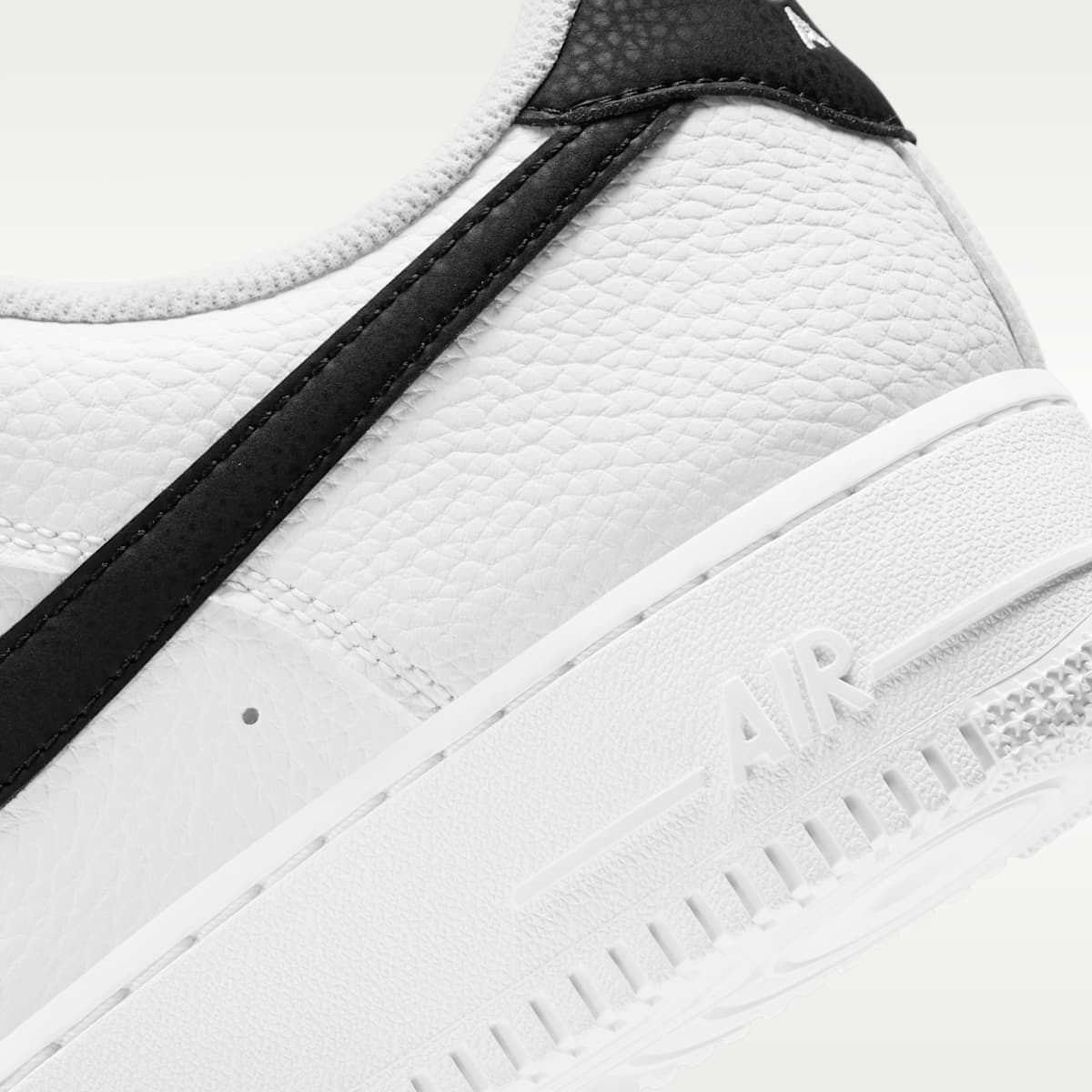 Nike Air Force 1 '07 Men's Shoes - White/Black - Image 8