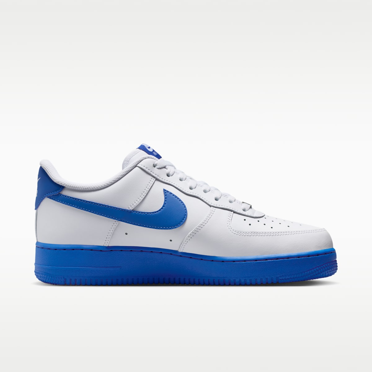 Nike Air Force 1 '07 Men's Shoes - White/Game Royal - Image 3