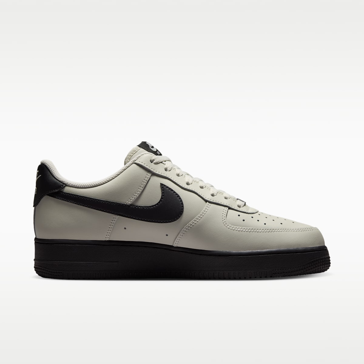 Nike Air Force 1 '07 Men's Shoes - Light Bone/Black - Image 3