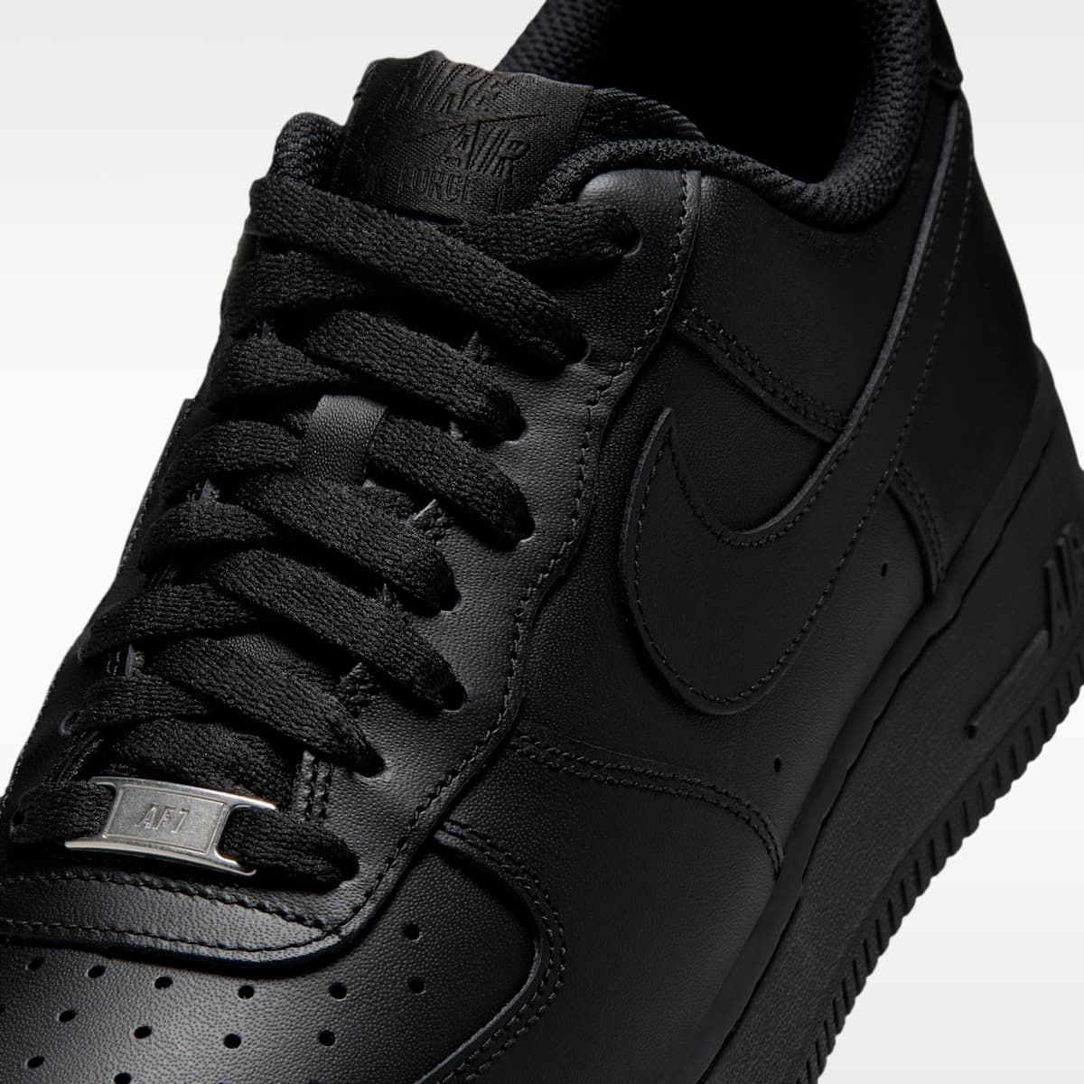 Nike Air Force 1 '07 Men's Shoes - Black/Black - Image 7