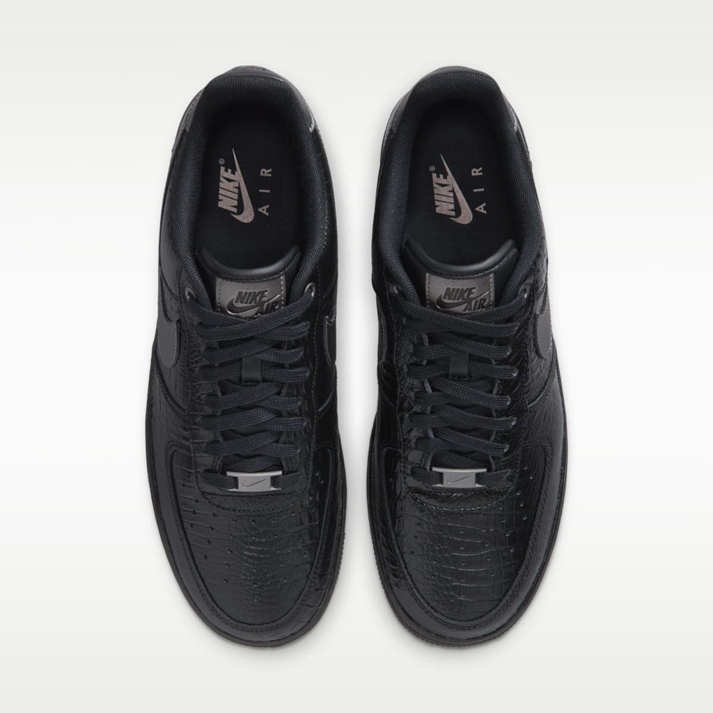 Nike Air Force 1 '07 Men's Shoes - Black/Metallic Dark Grey - Image 4