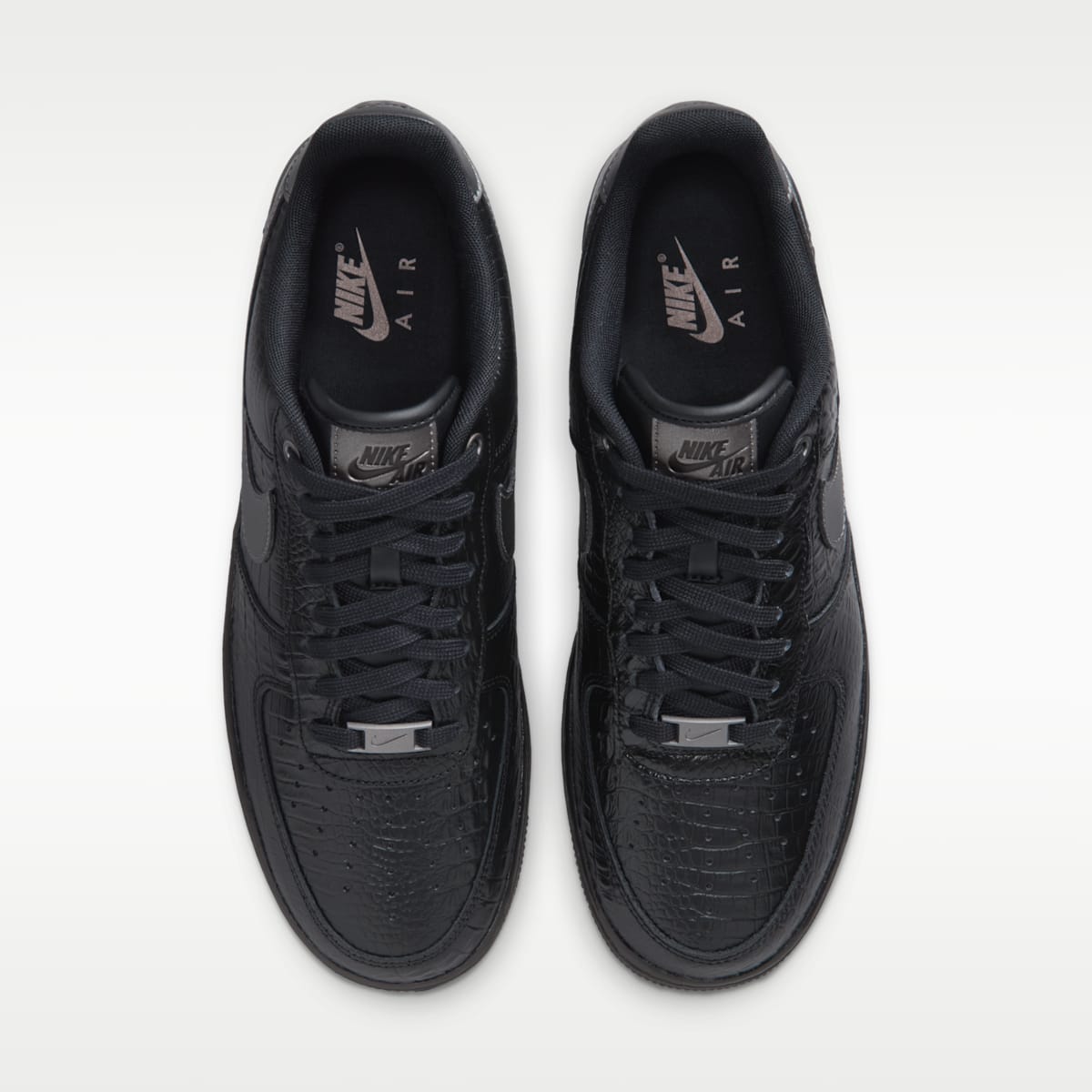 Nike Air Force 1 '07 Men's Shoes - Black/Metallic Dark Grey - Image 4