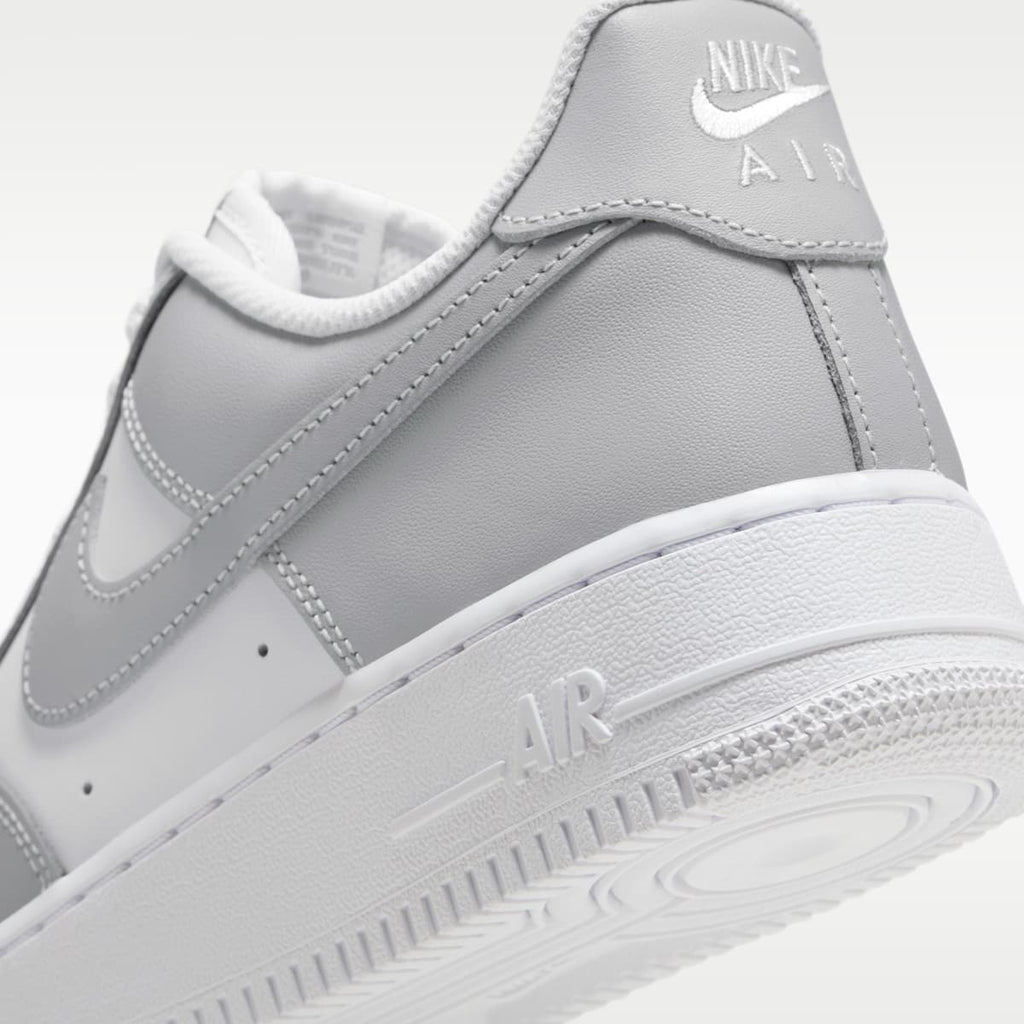 Nike Air Force 1 '07 Men's Shoes - White/White/Light Smoke Grey/Light Smoke Grey - Image 8