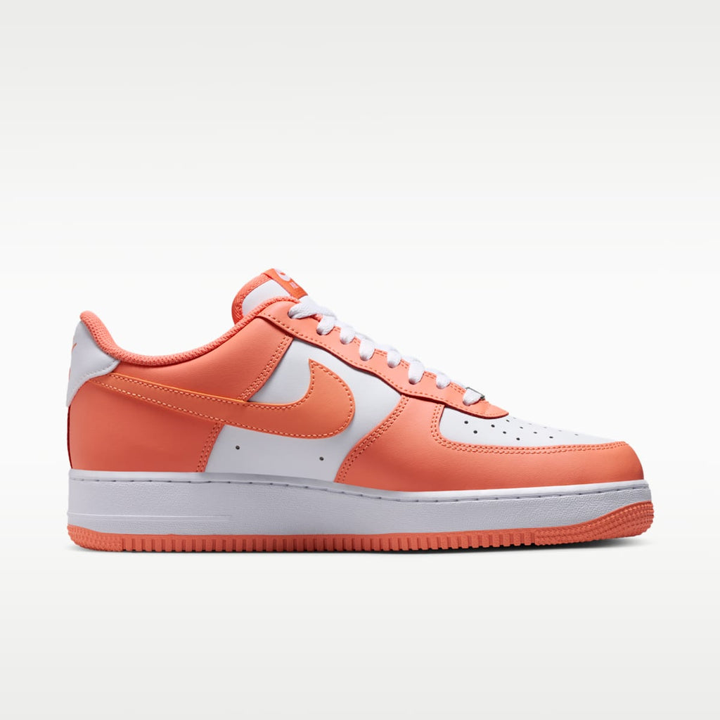 Nike Air Force 1 '07 Men's Shoes - White/White/Orange Frost - Image 3