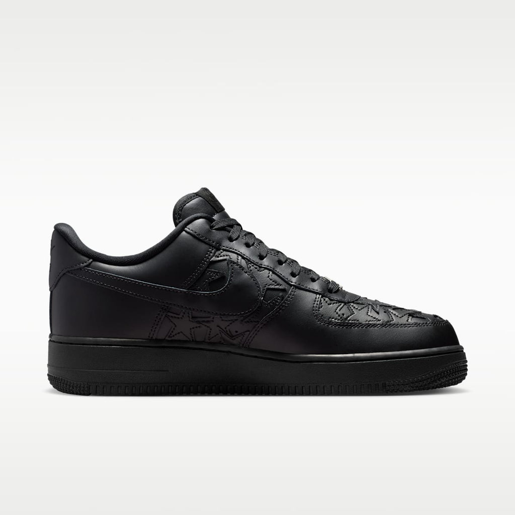Nike Air Force 1 '07 Edge Men's Shoes - Black/Metallic Silver/Black - Image 3