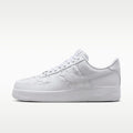 Nike Air Force 1 '07 Edge Men's Shoes - White/Metallic Silver/White - Image 1