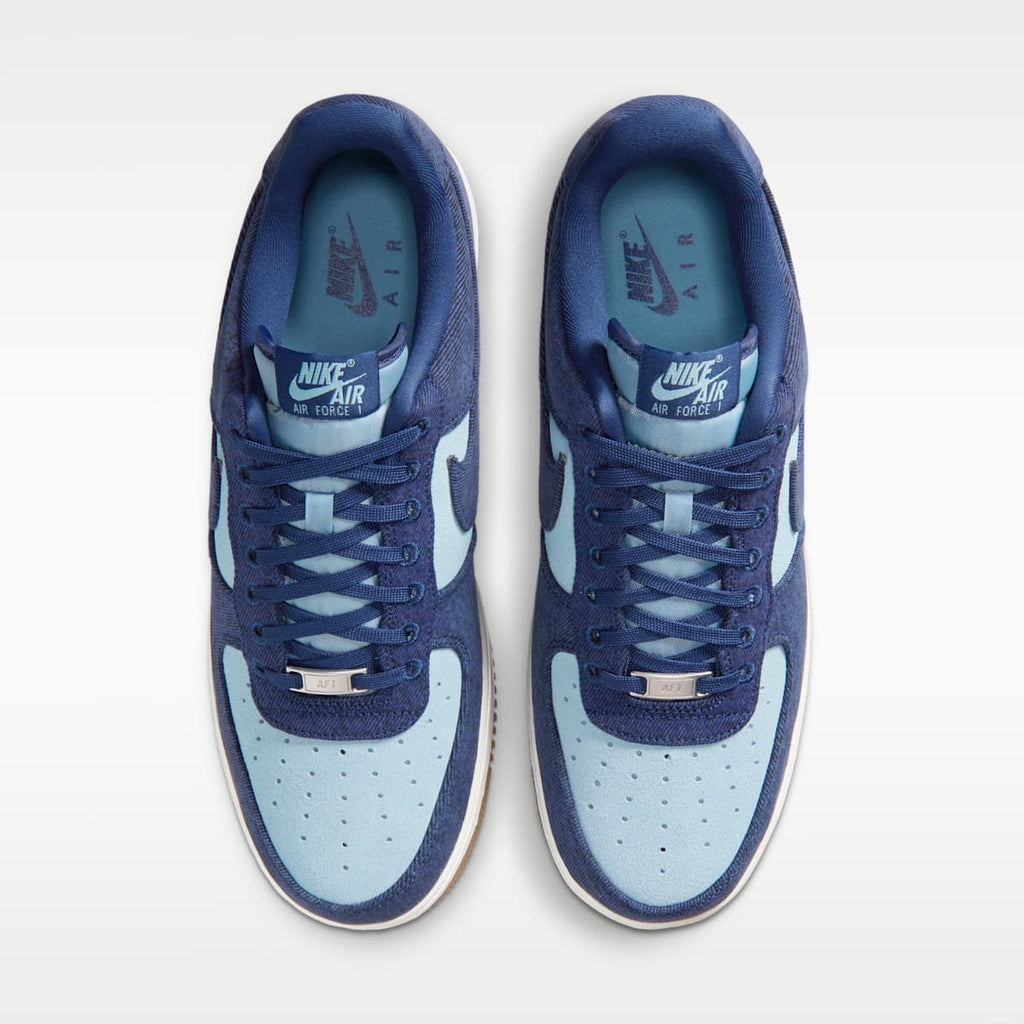 Air Force 1 '07 LV8 "Denim" Men's Shoes - Navy/Worn Blue/Summit White/Navy - Image 4