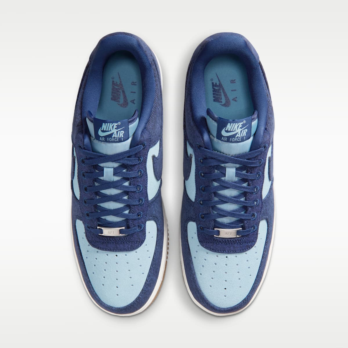 Air Force 1 '07 LV8 "Denim" Men's Shoes - Navy/Worn Blue/Summit White/Navy - Image 4