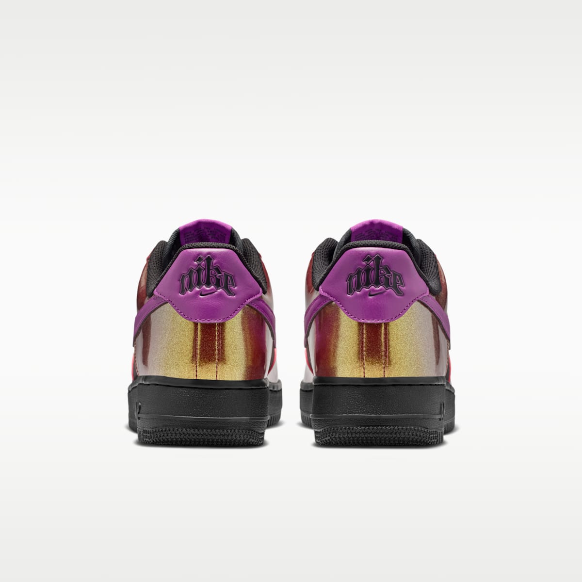 Nike Air Force 1 '07 LV8 Men's Shoes - Black/Bold Berry - Image 6