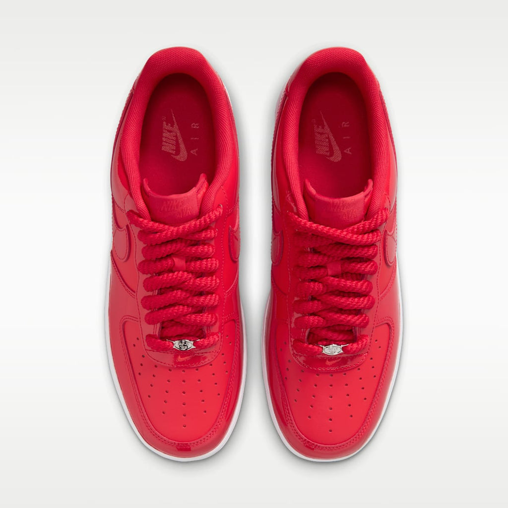 Nike Air Force 1 '07 LV8 Men's Shoes - University Red/White/Metallic Silver/Light Crimson - Image 4