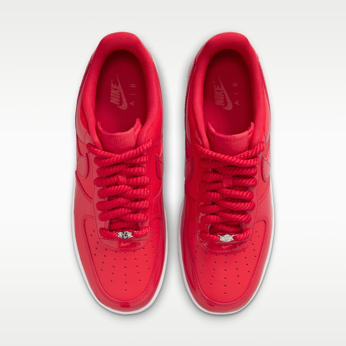 Nike Air Force 1 '07 LV8 Men's Shoes - University Red/White/Metallic Silver/Light Crimson - Image 4