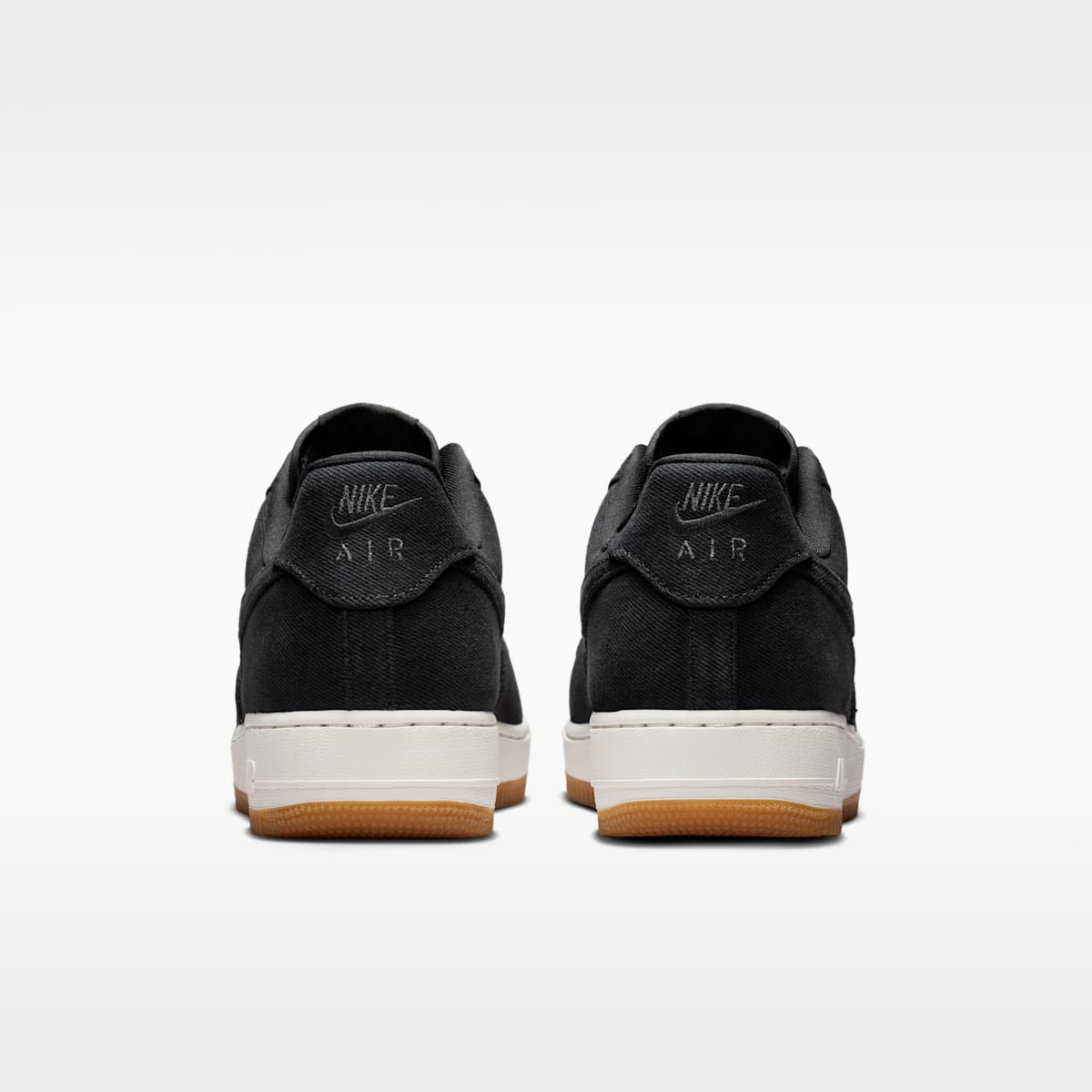 Air Force 1 '07 LV8 "Denim" Men's Shoes - Black/Dark Smoke Grey/Gum Medium Brown/Black - Image 6