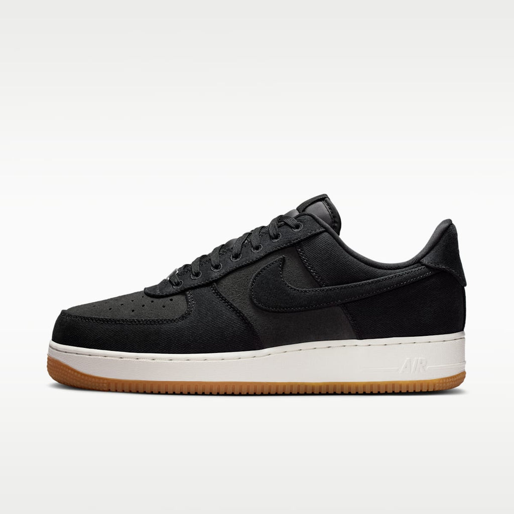 Air Force 1 '07 LV8 "Denim" Men's Shoes - Black/Dark Smoke Grey/Gum Medium Brown/Black - Image 1