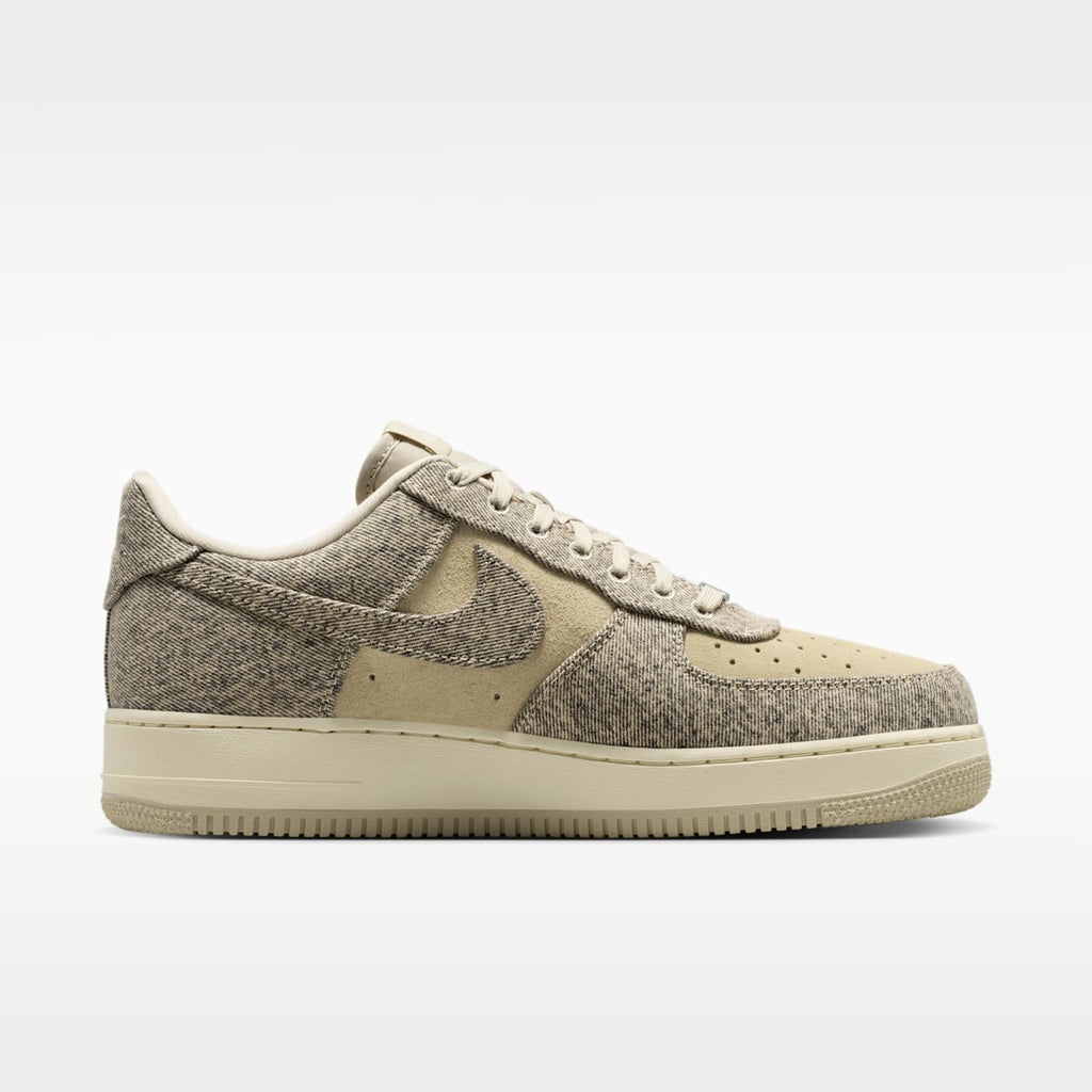 Air Force 1 '07 LV8 "Denim" Men's Shoes - Desert Khaki/Light Khaki/Metallic Silver/Desert Khaki - Image 3