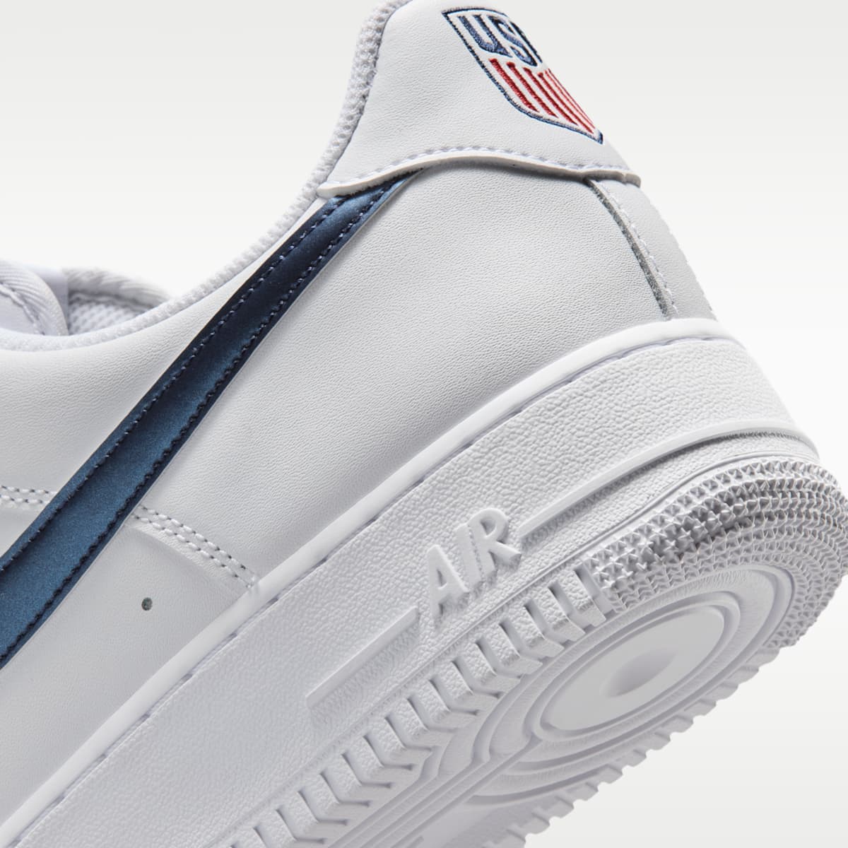 Nike Air Force 1 '07 LV8 "USA" Men's Shoes - White/University Red/University Red/Midnight Navy - Image 8