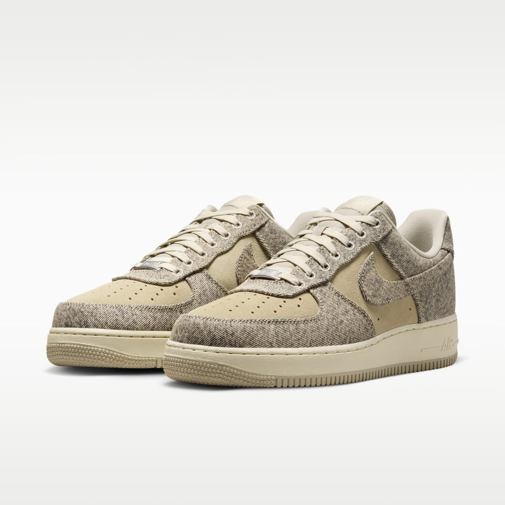 Air Force 1 '07 LV8 "Denim" Men's Shoes - Desert Khaki/Light Khaki/Metallic Silver/Desert Khaki - Image 5