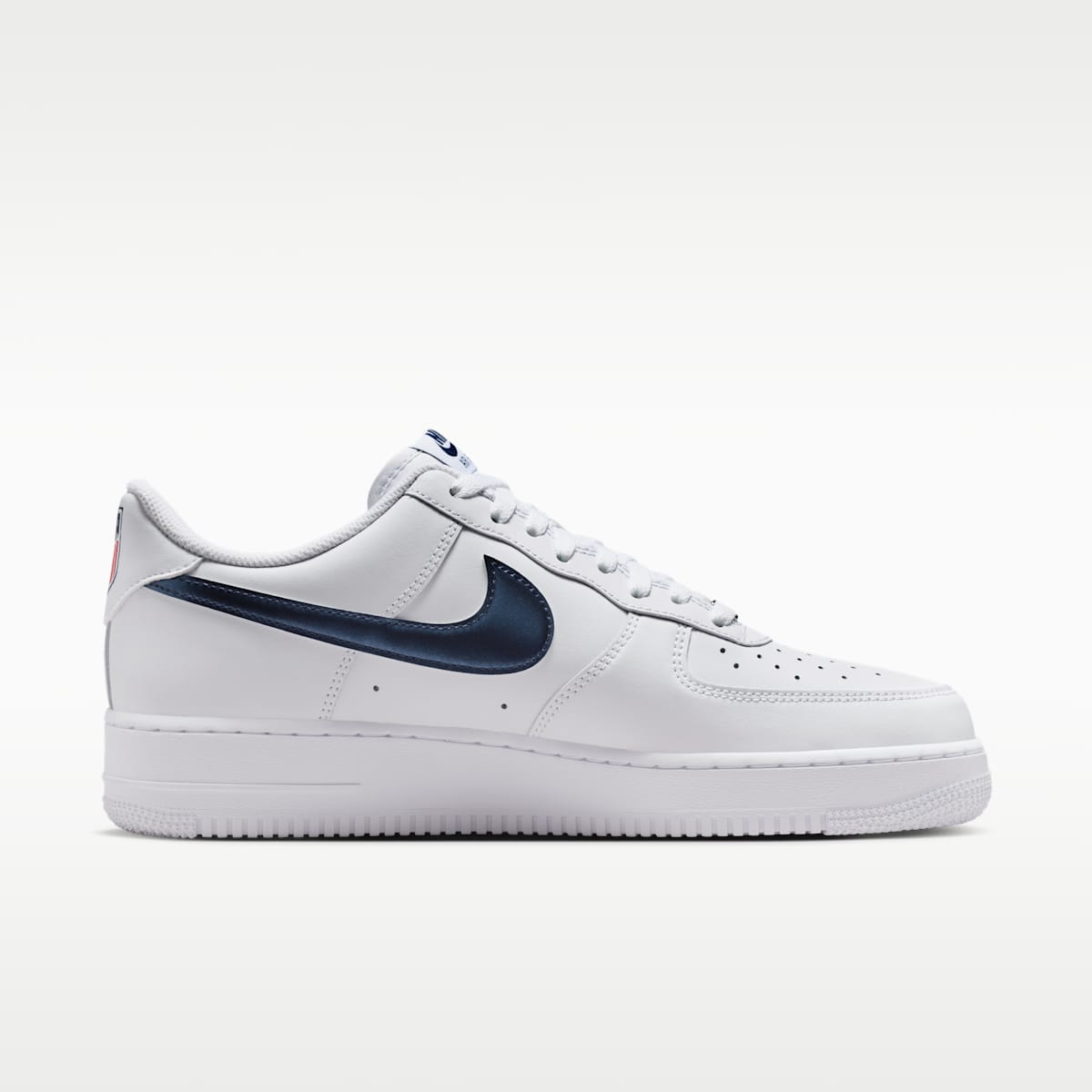 Nike Air Force 1 '07 LV8 "USA" Men's Shoes - White/University Red/University Red/Midnight Navy - Image 3