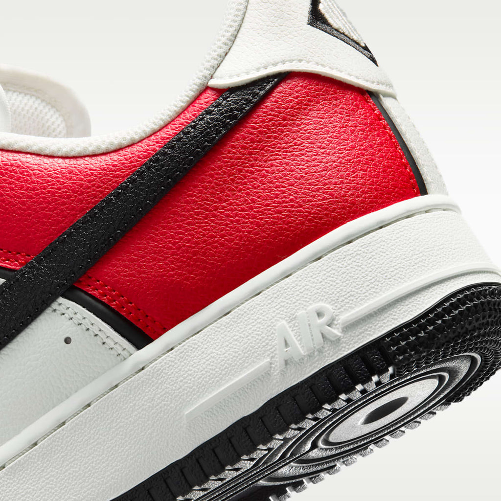 Nike Air Force 1 '07 LV8  Men's Shoes - University Red/Sail/Metallic Silver/Black - Image 8