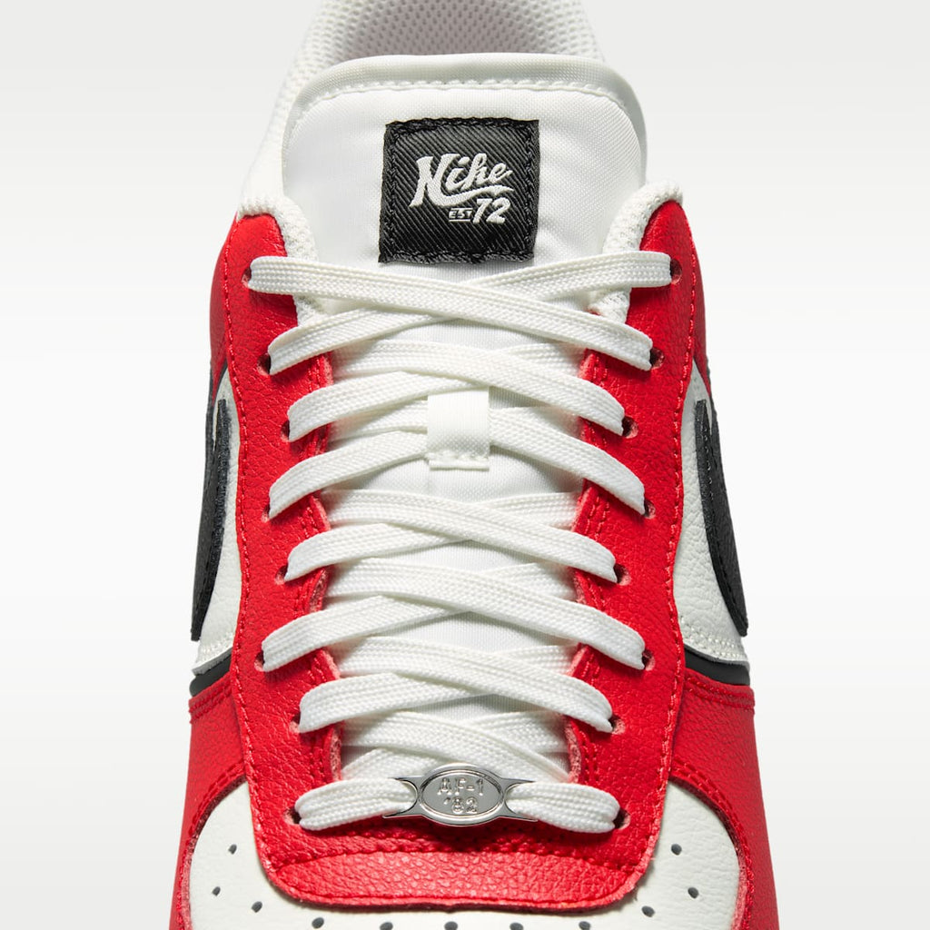 Nike Air Force 1 '07 LV8  Men's Shoes - University Red/Sail/Metallic Silver/Black - Image 9