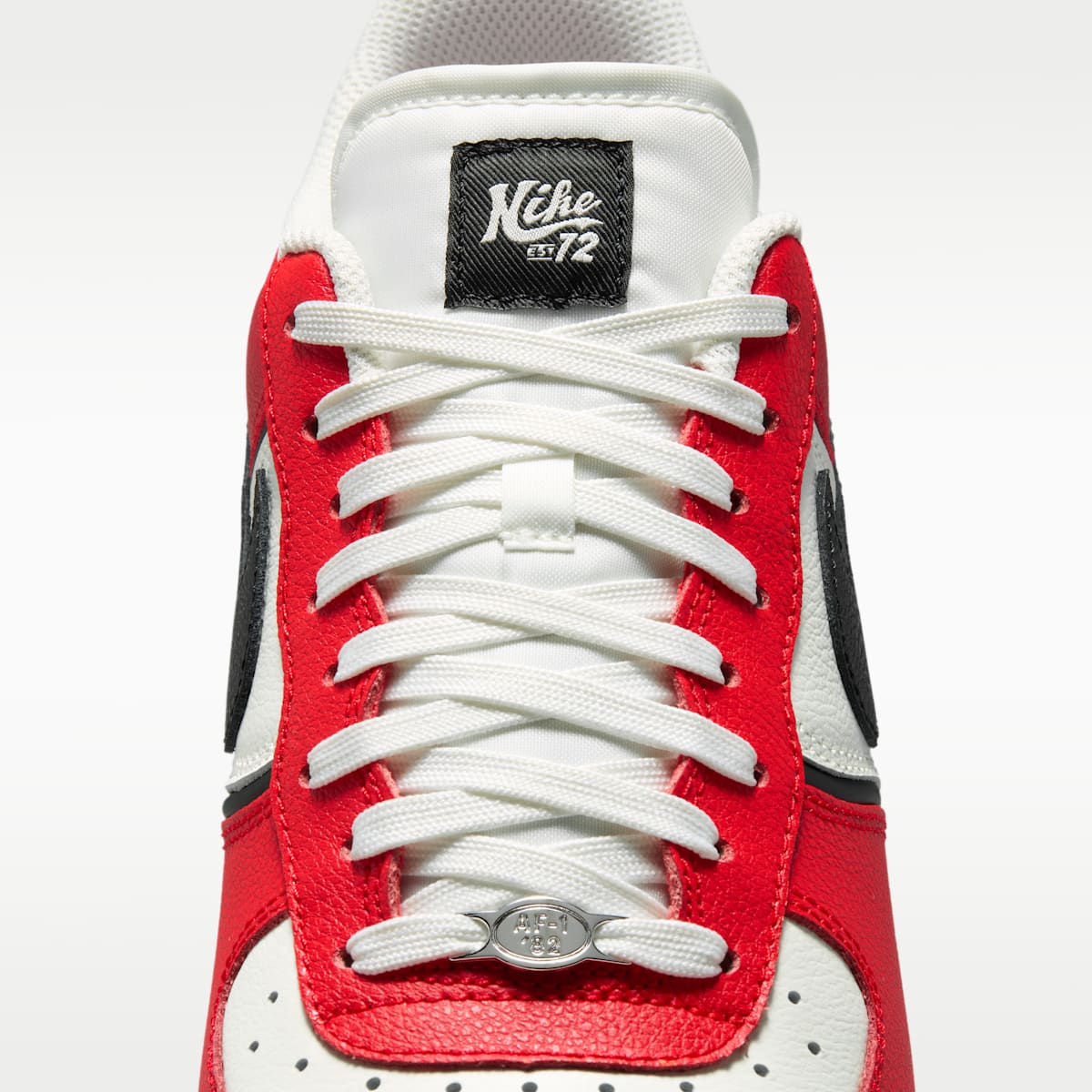 Nike Air Force 1 '07 LV8  Men's Shoes - University Red/Sail/Metallic Silver/Black - Image 9