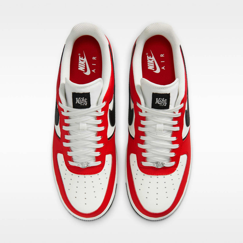Nike Air Force 1 '07 LV8  Men's Shoes - University Red/Sail/Metallic Silver/Black - Image 4
