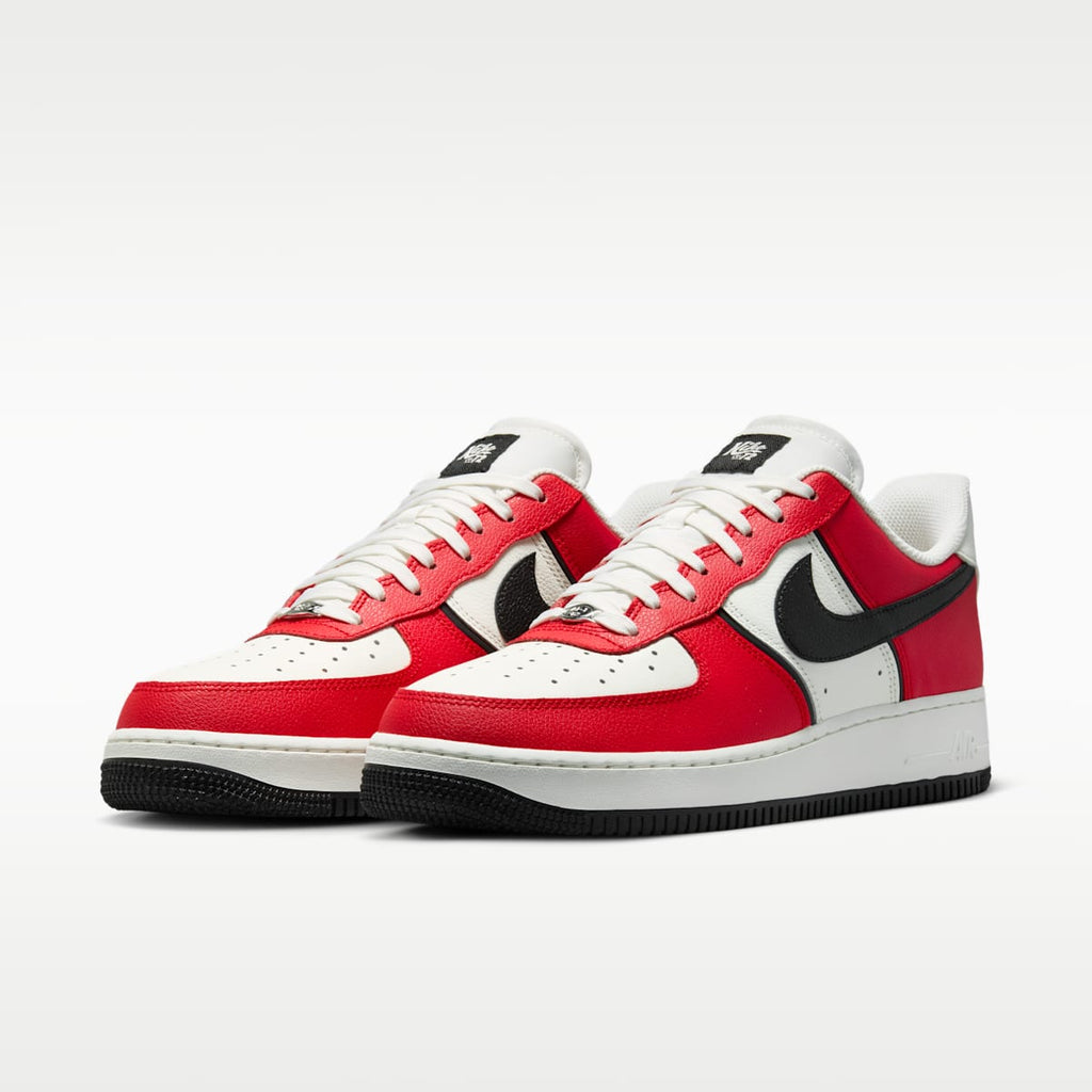 Nike Air Force 1 '07 LV8  Men's Shoes - University Red/Sail/Metallic Silver/Black - Image 5
