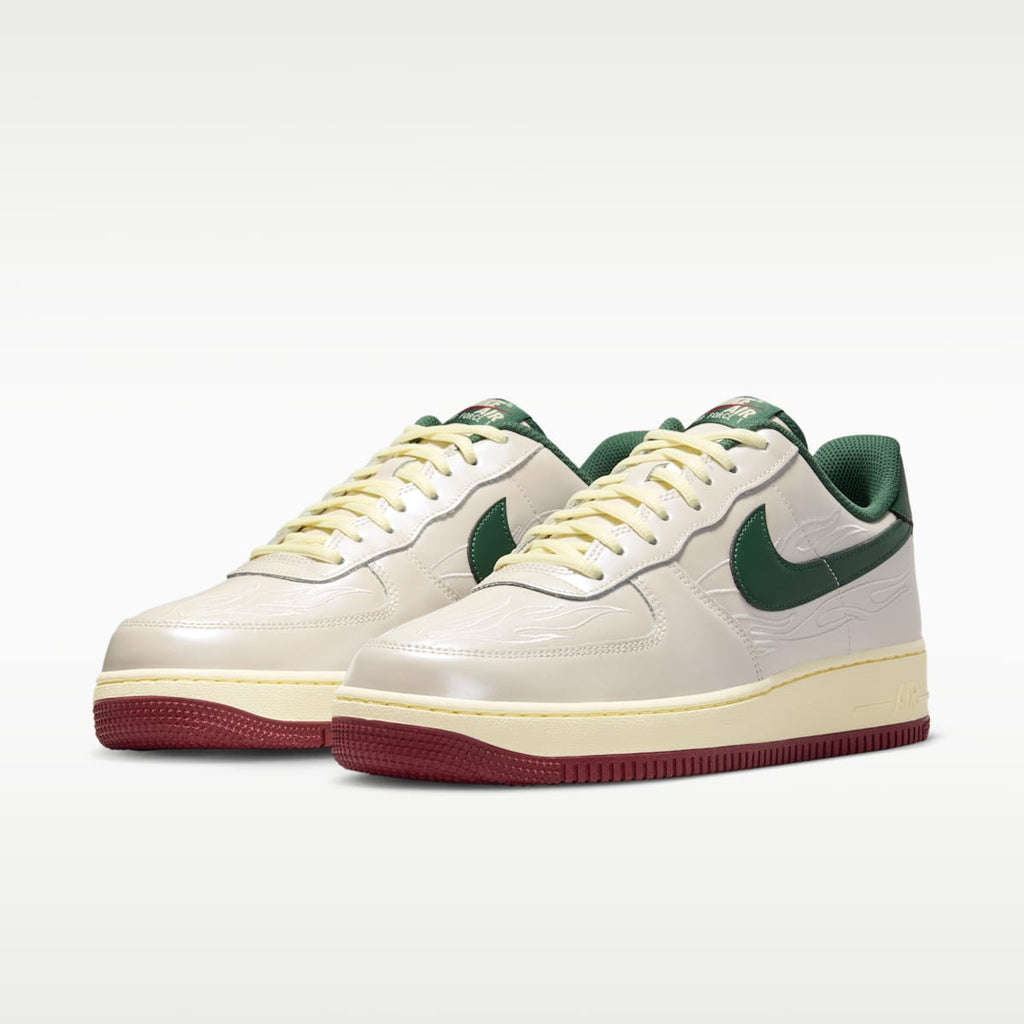 Nike Air Force 1 '07 LV8 Men's Shoes - Phantom/Alabaster/Team Red/Fir - Image 5