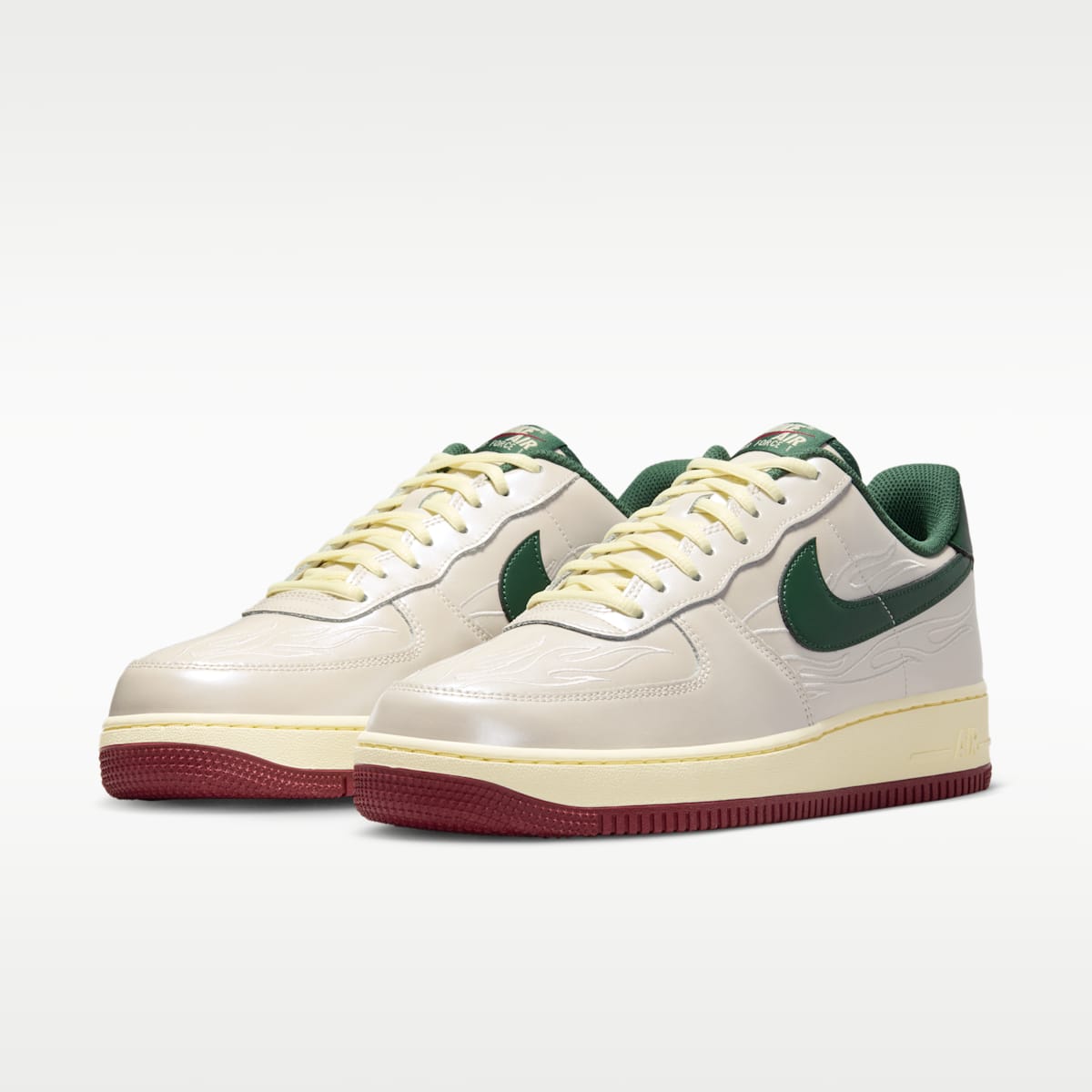 Nike Air Force 1 '07 LV8 Men's Shoes - Phantom/Alabaster/Team Red/Fir - Image 5