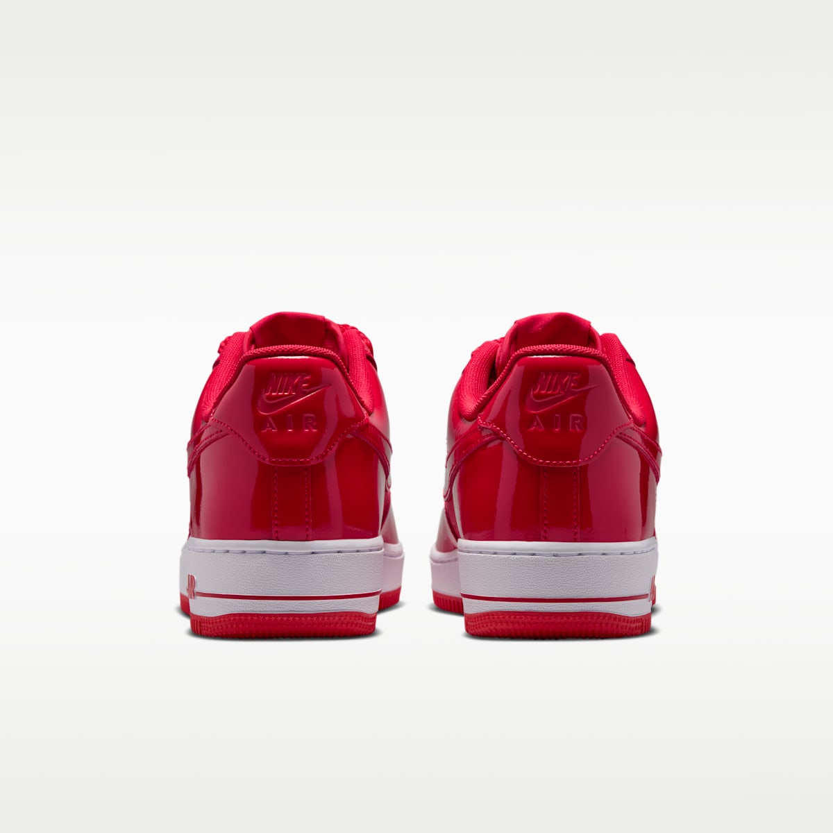 Nike Air Force 1 '07 LV8 Men's Shoes - University Red/White/Metallic Silver/Light Crimson - Image 6