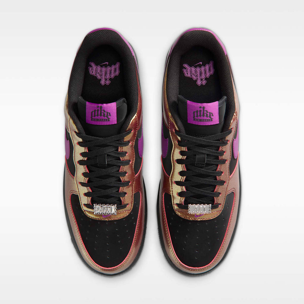 Nike Air Force 1 '07 LV8 Men's Shoes - Black/Bold Berry - Image 4
