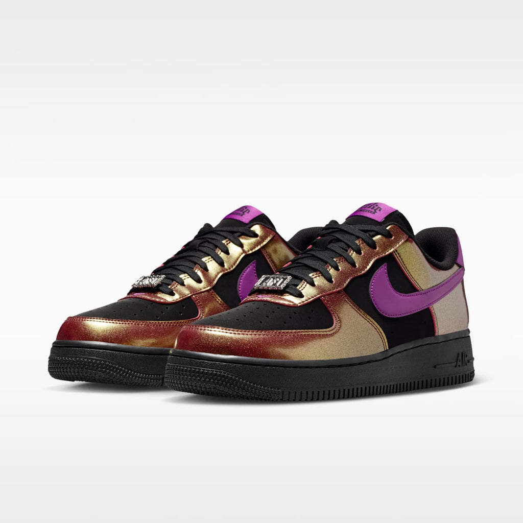 Nike Air Force 1 '07 LV8 Men's Shoes - Black/Bold Berry - Image 5